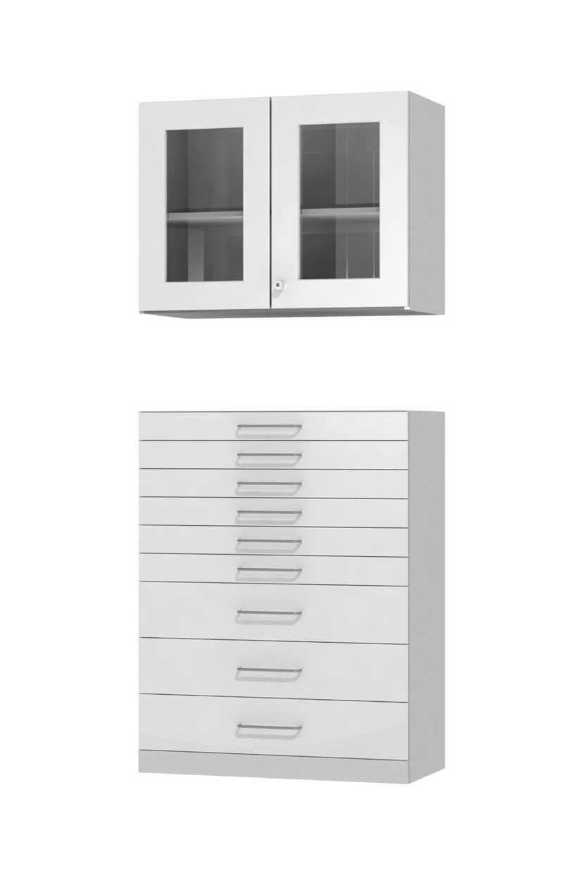 2 modele diferite de dulapuri, care pot fi utilizate împreună