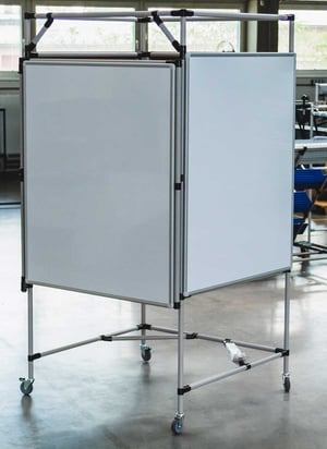 Mozgatható shopfloor tábla (whiteboard) a gyártásba