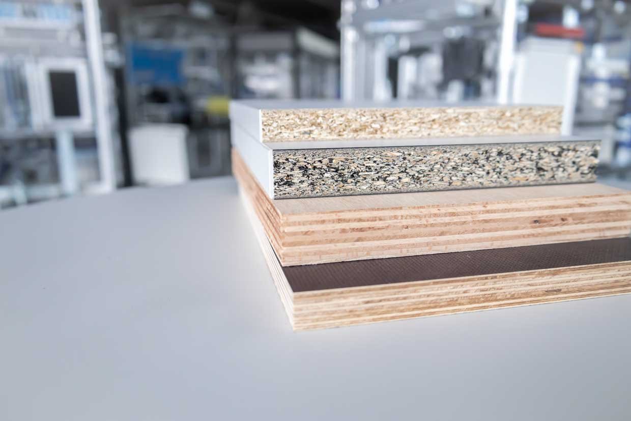 High quality wooden panels in different thicknesses (also ESD-panels)