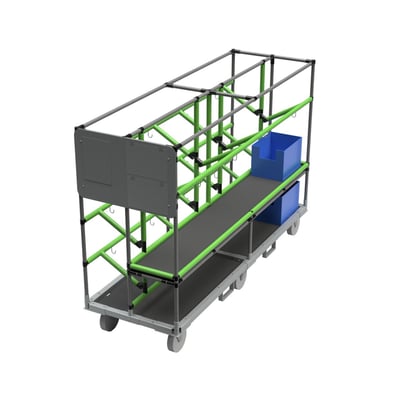 Warehouse Picking Shelf Trolley From BeeWaTec