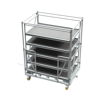 Multi-Shelf Trolley From BeeWaTec
