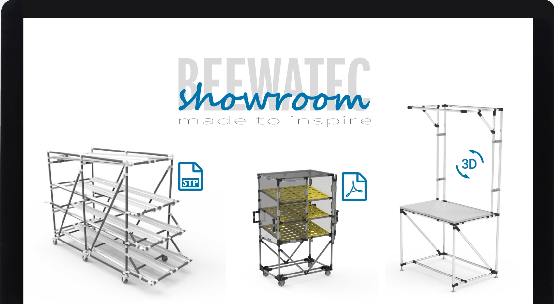 Lean megoldások előnézete a BeeWaTec Showroom-ból
