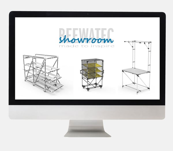 BeeWaTec Showroom - PC-Mockup und Vorschau