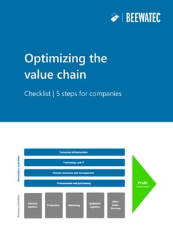 Checklist Optimizing the value chain - 5 steps for companies - BeeWaTec Blog-1