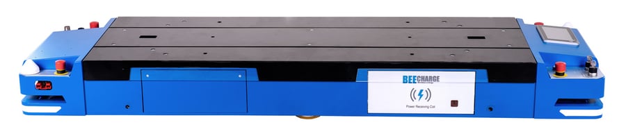 Mobiler Roboter (BARY PXS-500) mit integrierter Hubeinheit und BEECharge Ladefläche