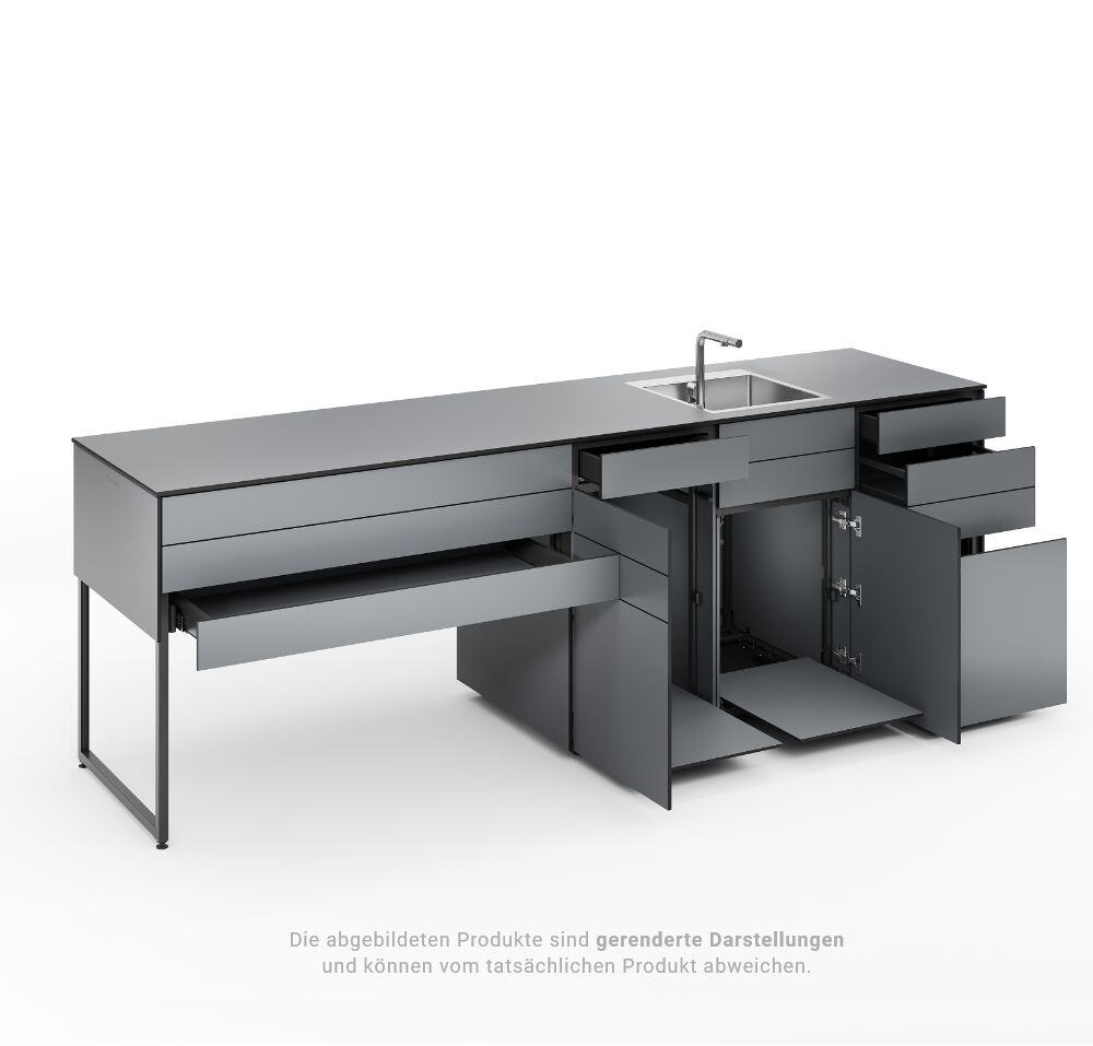 Outdoorküche maet black 212332 - Offene Ansicht-1