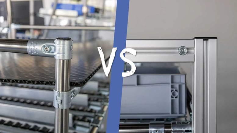 Rohrstecksystem vs. Aluprofil im Vergleich BeeWaTec Blog 1