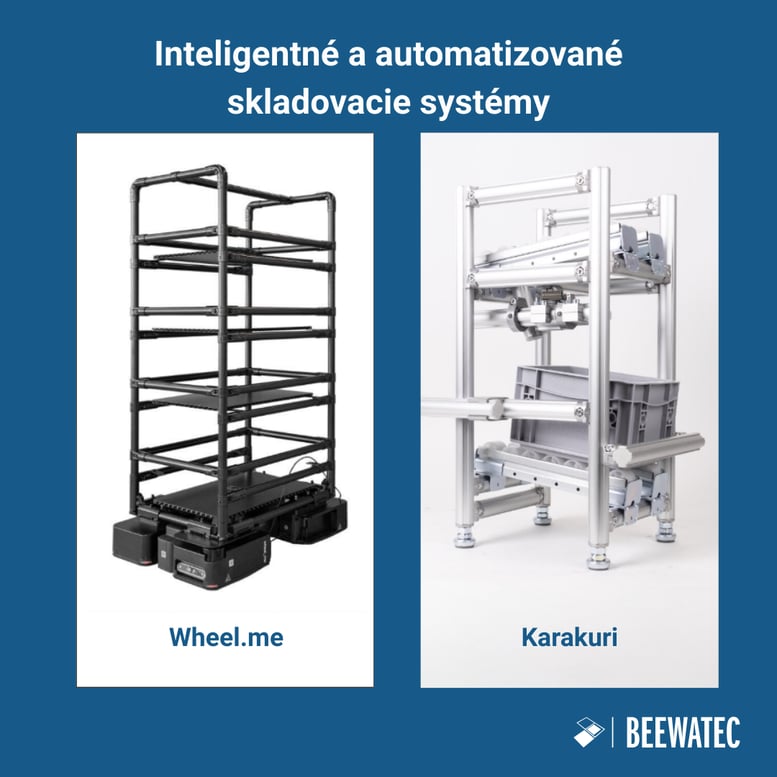 Inteligentné a automatizované skladovacie systémy od spoločnosti BeeWaTec