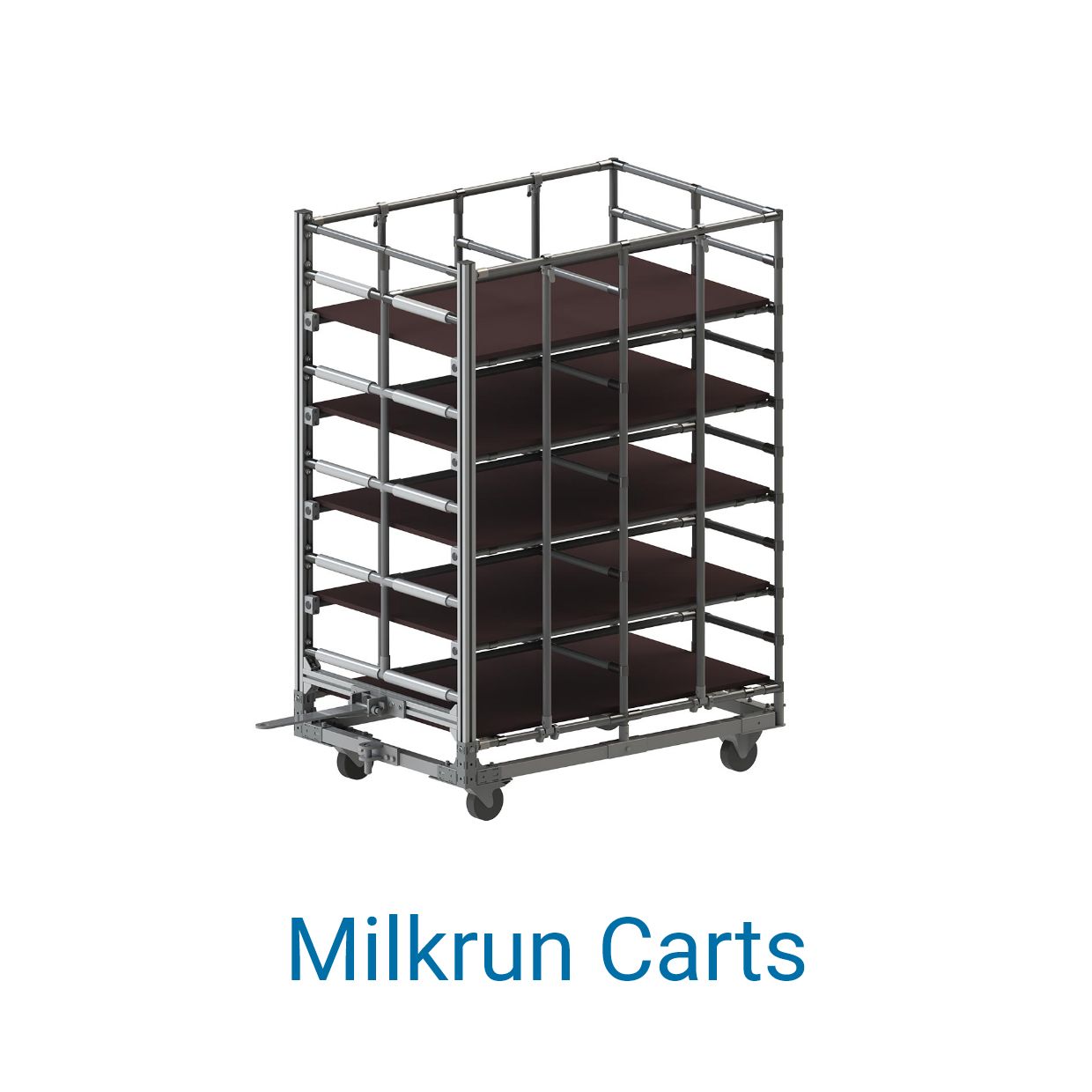 Rendering of a milkrun cart from BeeWaTec 