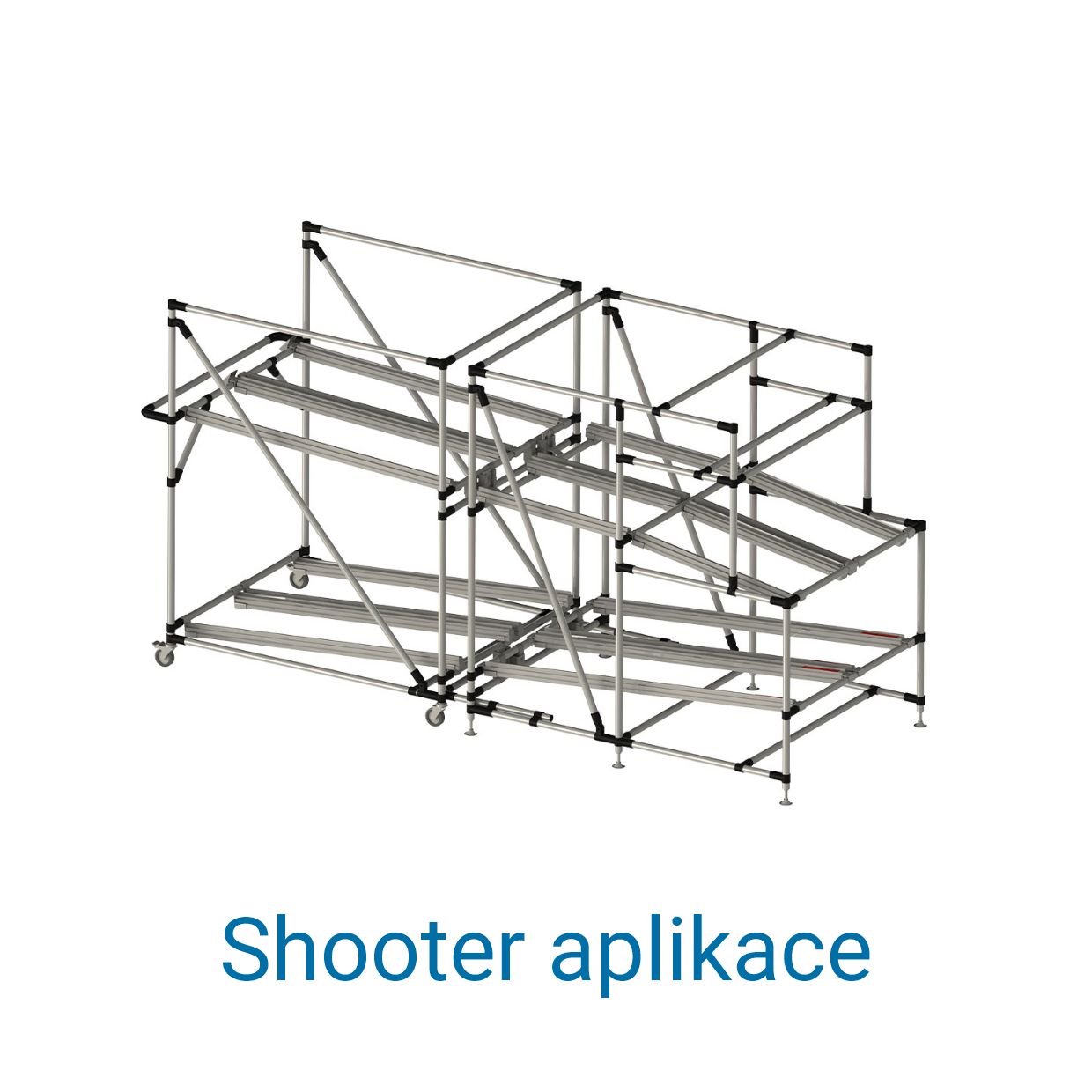 Vizualizace shooter aplikace společnosti BeeWaTec