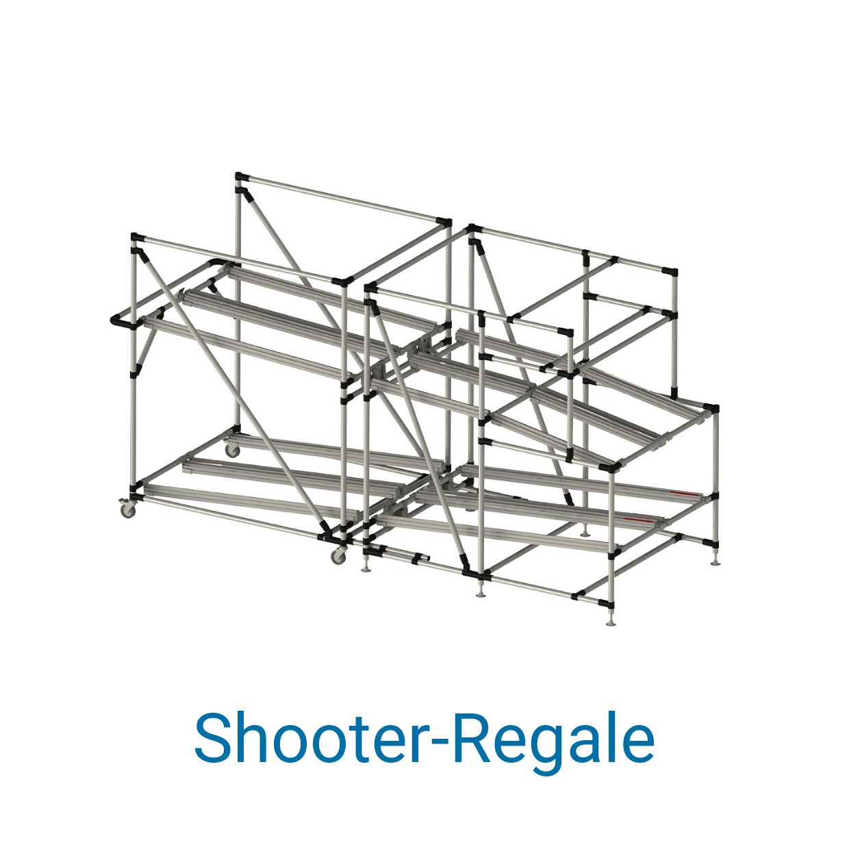 Rendering eines Shooter-Regals von BeeWaTec