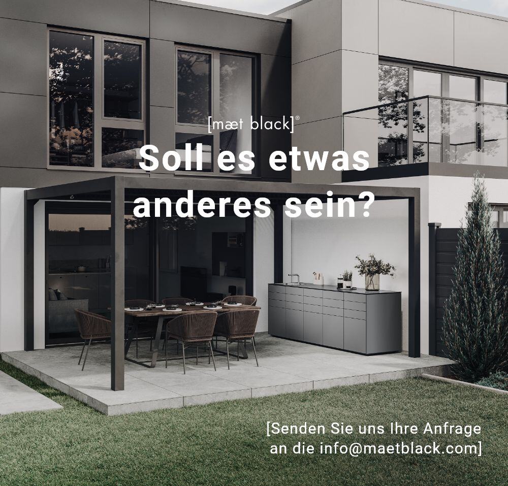 Solles etwas anderes sein  Individuelle Outdoorküchen von maet black