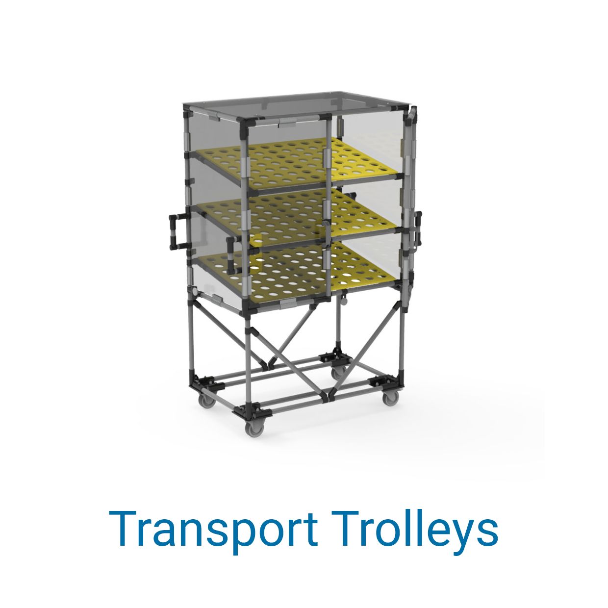 Rendering of a transport trolley from BeeWaTec 