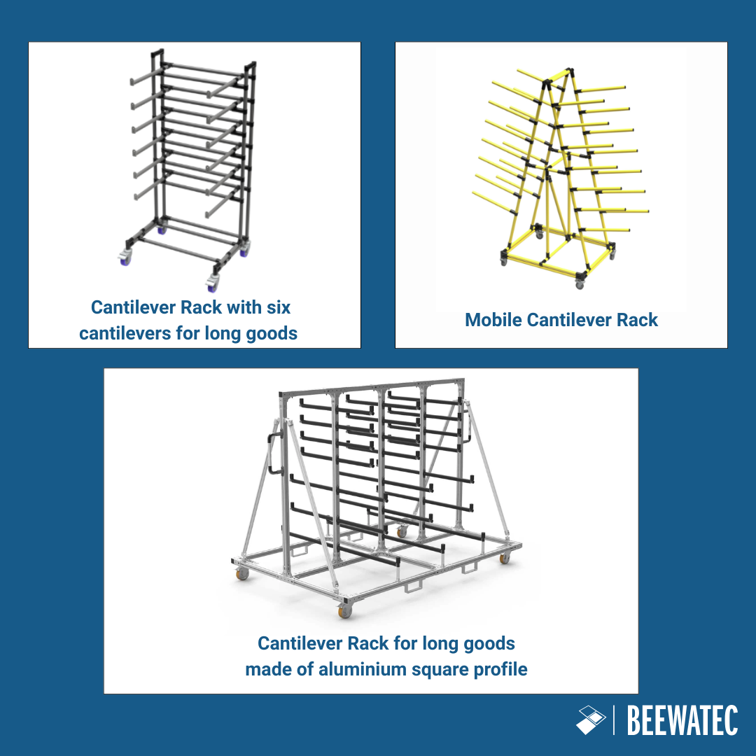 Different Types of Cantilever Racks by BeeWaTec
