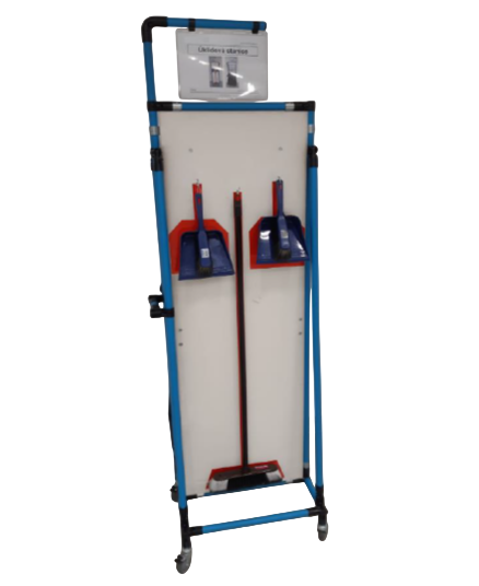 Cleaning station with shadowboard (magnetic foils)