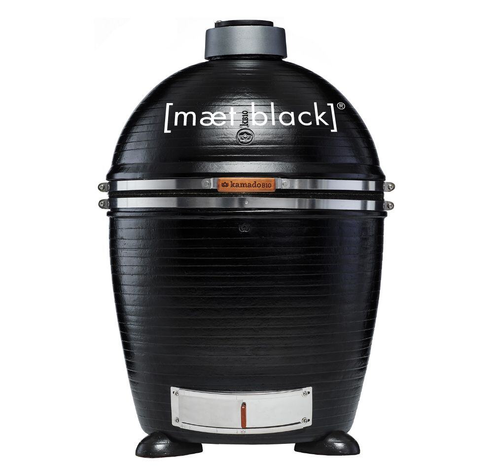 maet black - Kamado B10 Grande - Kamado-Grill aus echtem Ton –  Logo-1