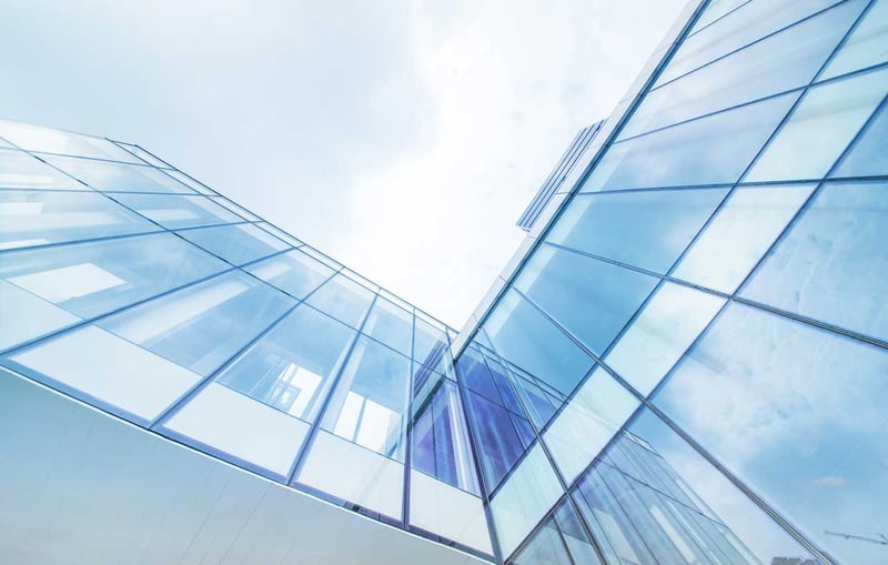 Modern architecture and glass-walled building, Lean Consulting by Elite Consulting Group AG - WaVision Portfolio