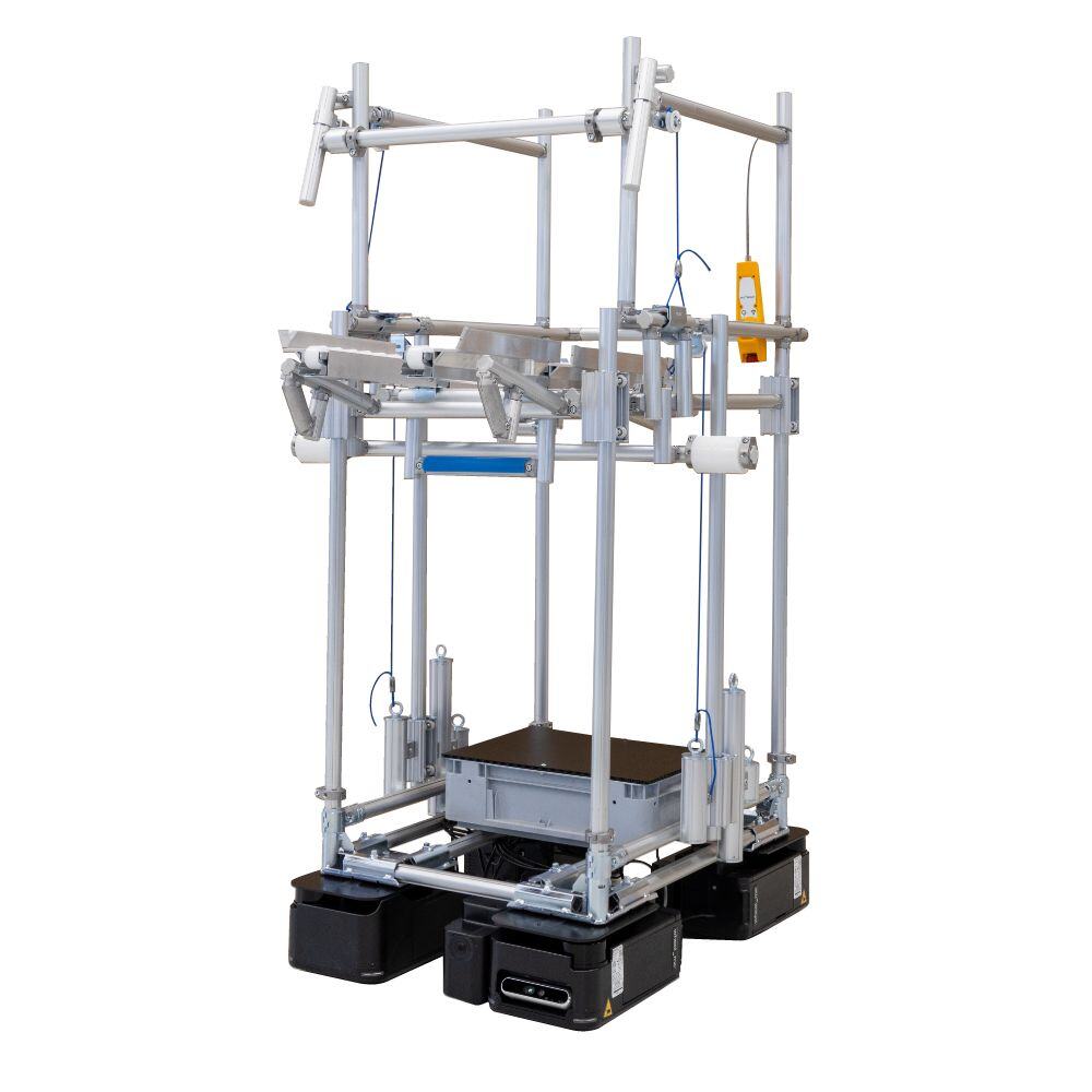wheel.me use case with BeeWaTec #1 - Gravitational handover - Transfer Station-1