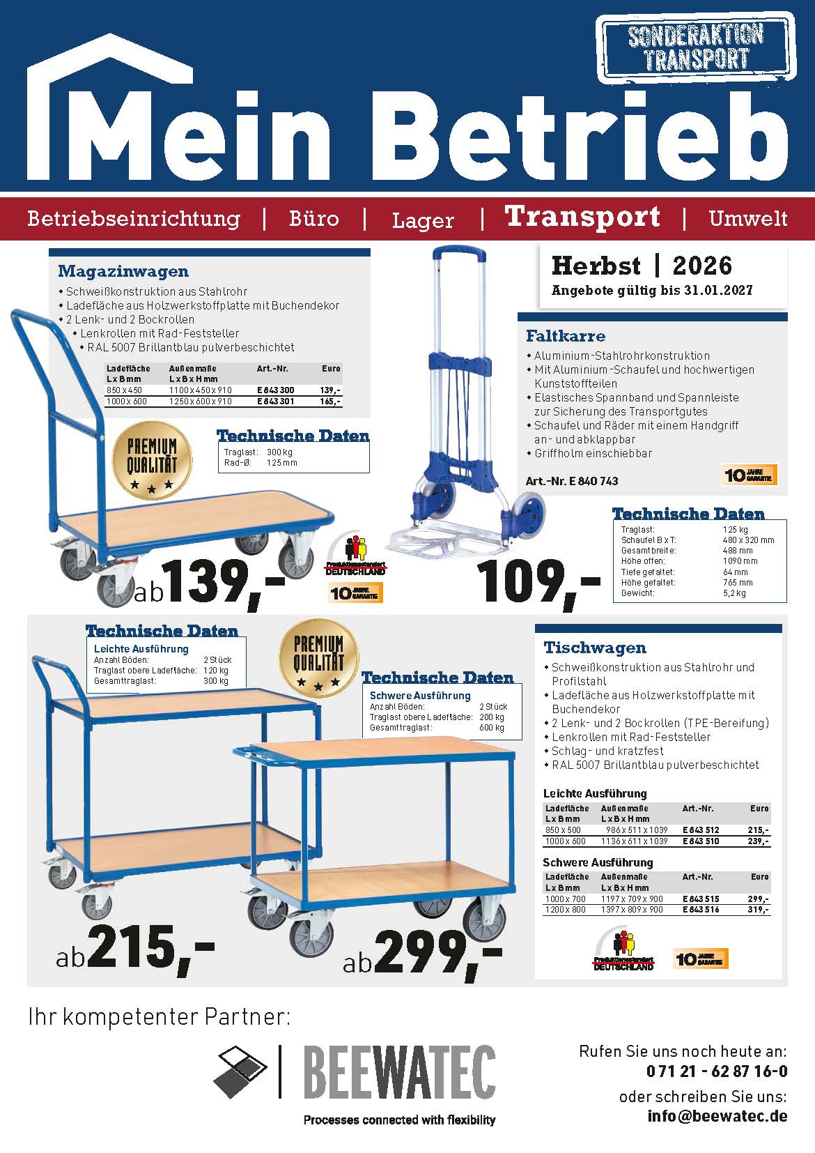 Autumn promotion - Mein Betrieb 2026